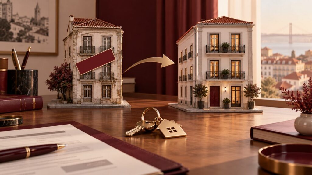 Venda de um imóvel e reinvestimento noutro destinado ao arrendamento habitacional